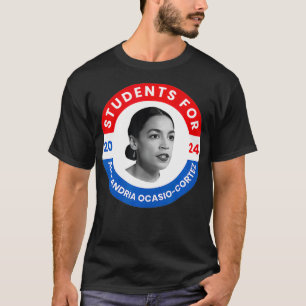 T-shirt Étudiants pour Aleandria OcasioCortez AOC