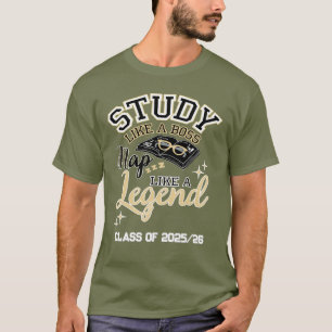 T-shirt Étudier comme un patron, faire une sieste comme un