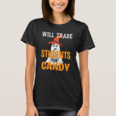 T-shirt Étudiera Les Étudiants Pour Candy Teacher Hallowee (Devant)