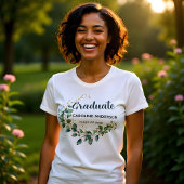 T-shirt Eucalyptus Gold Celebrate Graduate