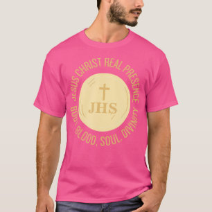 T-shirt Eucharistie Jésus Christ Présence Corps Sang Soul