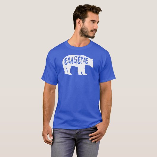 T-shirt Eugene Oregon Bear (Devant entier)