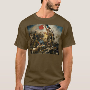 T-shirt Eugne Delacroix Liberty à la tête du peuple Pixela