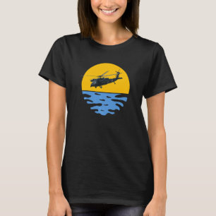 T-shirt Euh 60 Hélicoptère Chopper Sikorsky Volant Au Couc