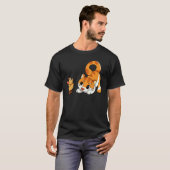 T-shirt Euh Ouah Chat Et Souris Chien 2 (Devant entier)