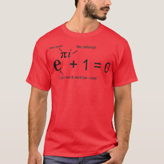 T-shirt Eulerx27s Identifier la plus belle équation dans