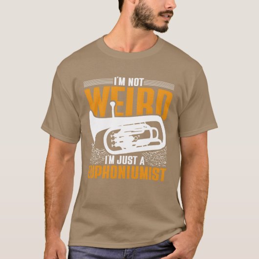 T-shirt Euphonium Im Just A Euphoniumist friend (Devant)