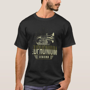 T-shirt Euphonium Legend Joueur Musique Instrument Vêtemen