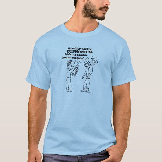 T-shirt Euphonium Zombie Explode (Devant)