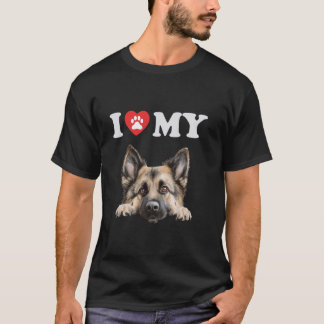 T-shirt Eurasier I Heart My Dog Funny Dog Lover