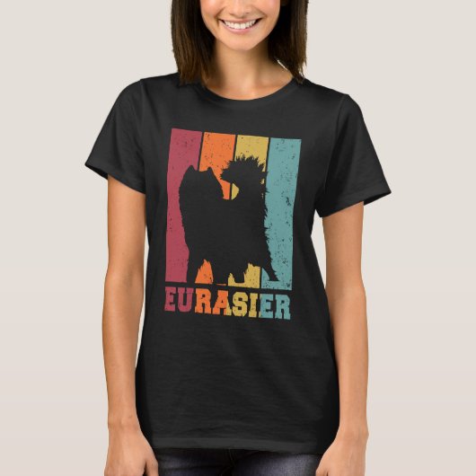 T-shirt Eurasier Vintage 1 (Devant)