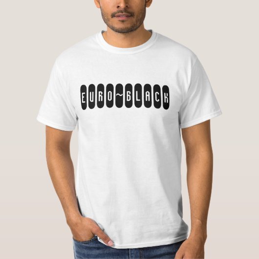 T-SHIRT EURO~BLACK (Devant)