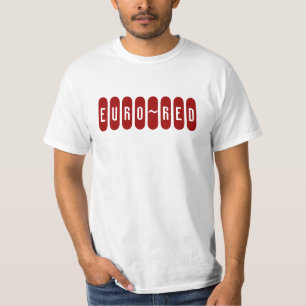 T-SHIRT EURO~RED