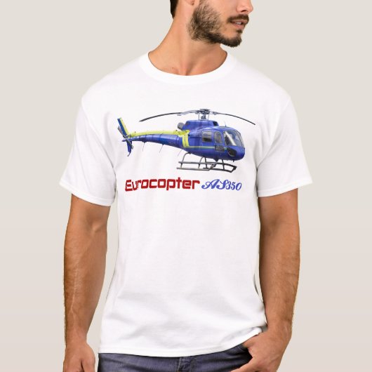 T-shirt Eurocopter AS350 Écureuil, eurocopter en tant que  (Devant)