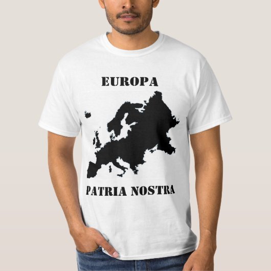 T-shirt europa patria nostra (Devant)