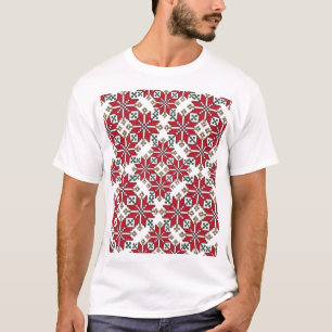 T-shirt Europe de l'Est Motif, folklore traditionnel, folk