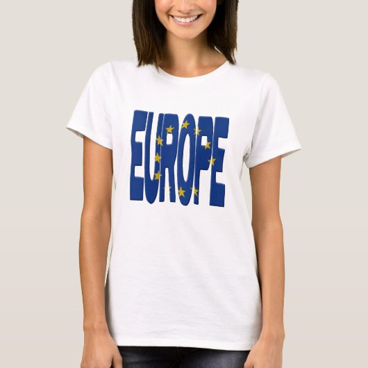 T-shirt Europe + Drapeau (Devant)