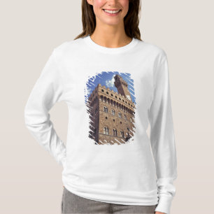 T-shirt Europe, Italie, Florence. Le Plazzo médiéval