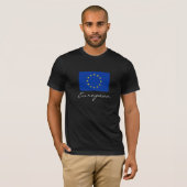 T-shirt Européen avec le drapeau d'UE (Devant entier)