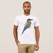 T-shirt européen Bee Eater Bird Mens (Devant entier)