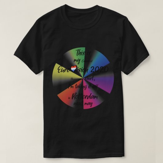 T-shirt Eurovision 2021 - Concours Eurovision de la chanso (Design devant)