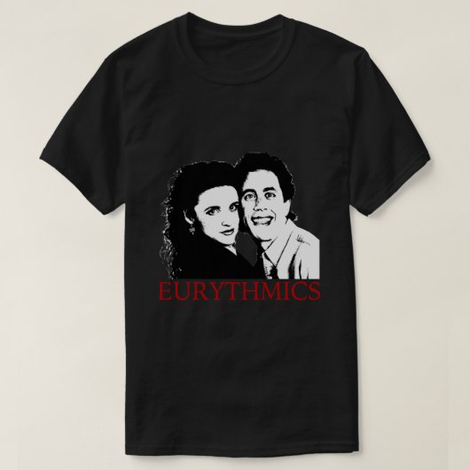 T-shirt Eurythmique - Annie Lennox - Dave Stewart Classic (Design devant)