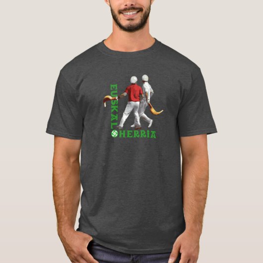 T-shirt Euskal Herria : Jai alai Basque (jai-alai) de (Devant)