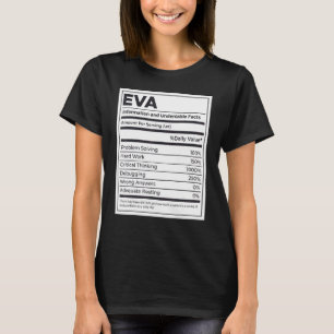 T-shirt Eva Nutrition Information Problème Résoudre Le Tra