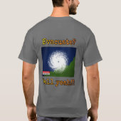 T-shirt Évacuer ? Et comment !!! (Dos)