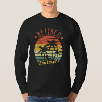 T-shirt Évaluateur retraité rétro vintage pour hommes Papa