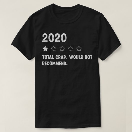 T-shirt Évaluation 2020 Examen Un total de la merde ne ser (Design devant)
