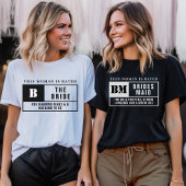 T-shirt Évaluation Demoiselle d'Honneur Enterrement de Vie