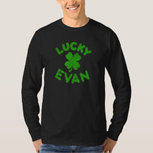 T-shirt Evan Irish Family St Patrick S Day Lucky Evan