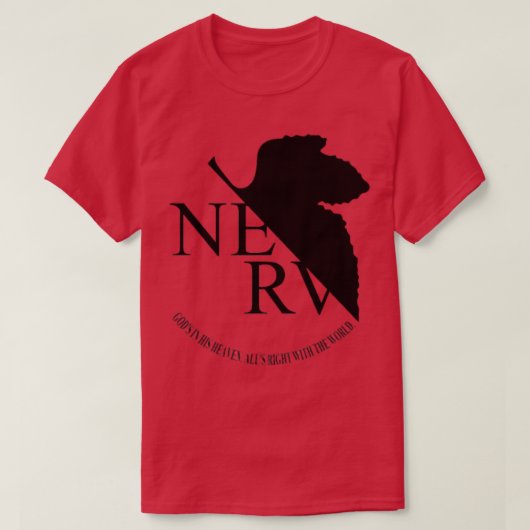 T-shirt Evangelion NERV 4 (Design devant)
