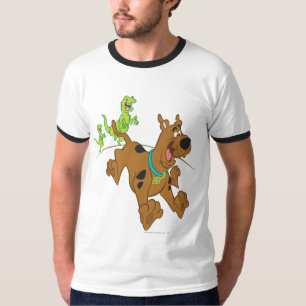 T-shirt Évasion de dinosaure de Scooby-Doo