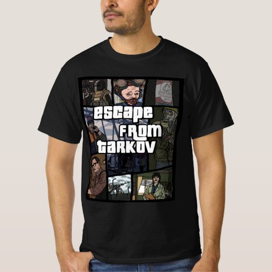 T-shirt Evasion de Tarkov Reddit Fan Art (Devant)