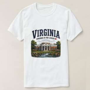 T-shirt Évasion du patrimoine colonial de Virginie