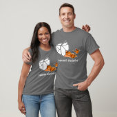 T-shirt Évasion orange de poulet (Unisexe)
