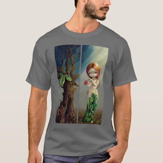 T-shirt Ève et l'arbre de l'inculte de CHEMISE de la (Devant)