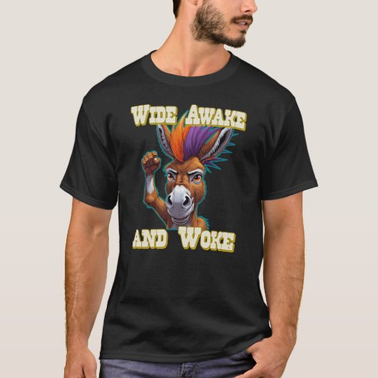 T-shirt Éveillé et conscient (Devant)