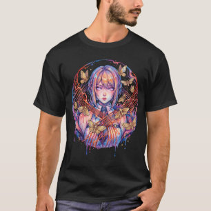 T-shirt Evelyn Chevalier ZZZ Portrait de Câbles Brûlants R
