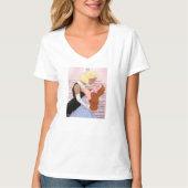 T-shirt evelyn hugo, taylor jenkins reid, celia st james, (Devant)