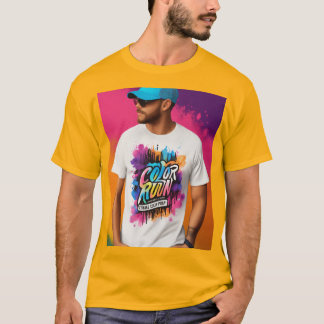 T-shirt Evénement d'exécution couleur.