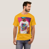 T-shirt Evénement d'exécution couleur. (Devant entier)