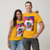 T-shirt Evénement d'exécution couleur. (Unisexe)