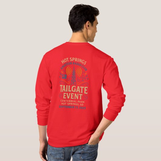T-Shirt Événement Tailgate - Décal Back Side Only (Dos entier)