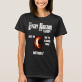 T-shirt Event Horizon Telescope Sagittarius Black Hole (Devant)