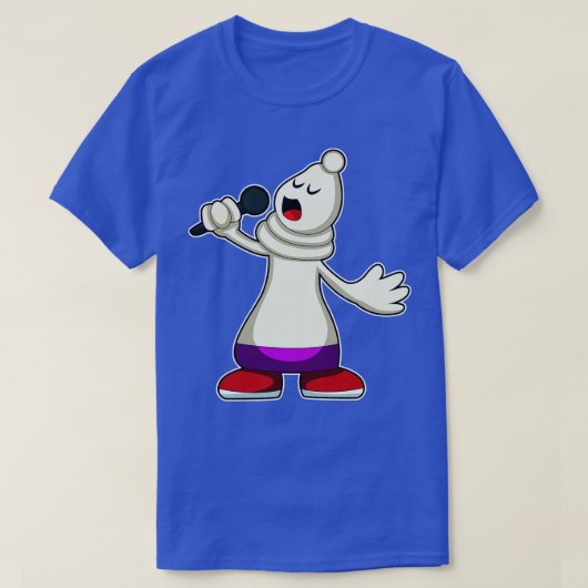 T-shirt Évêque aux échecs 1 (Design devant)