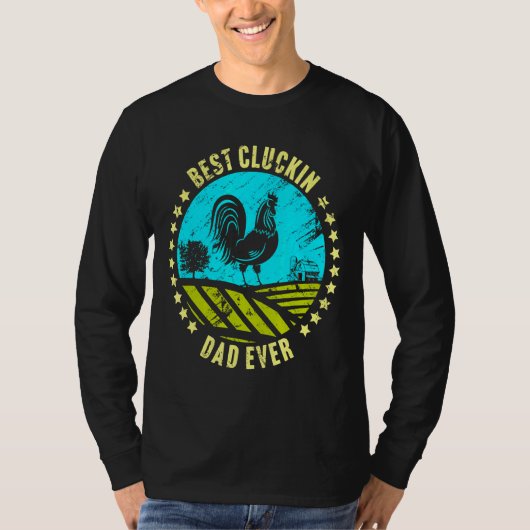 T-shirt Ever Chicken Rooster Farmer   (Devant)