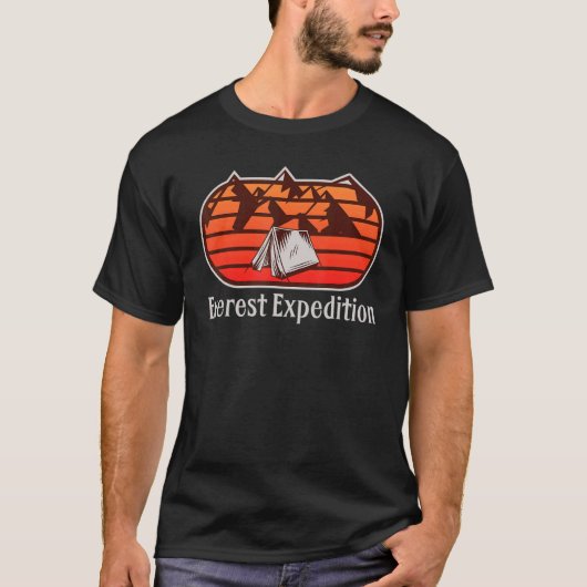 T-shirt Everest Expeditions Mountain Exploration Adventure (Devant)